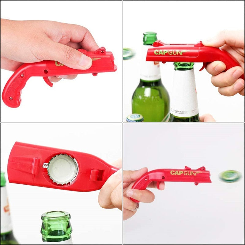 Cap Bottle Opener Gun