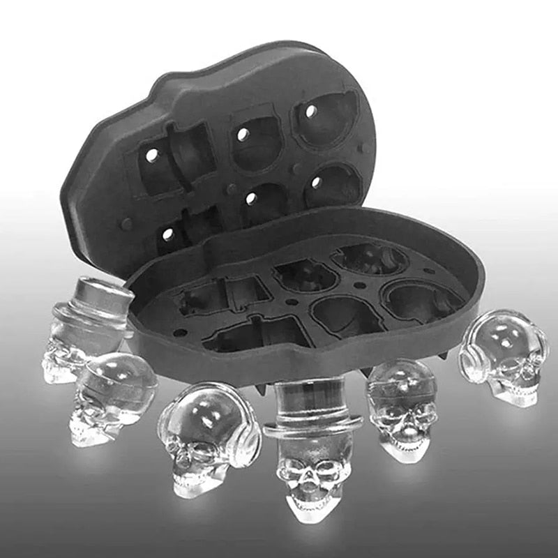 Silicone Skull Ice Maker Mold