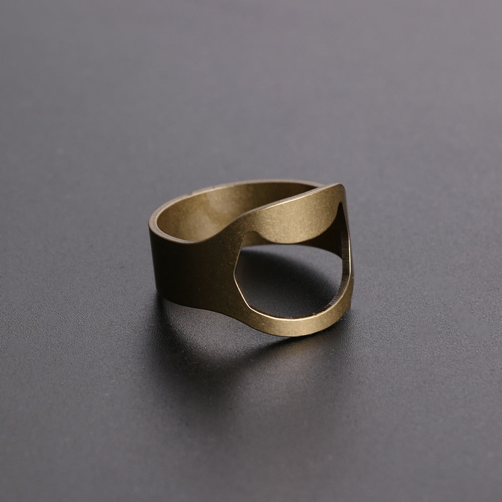 Ring bottle opener