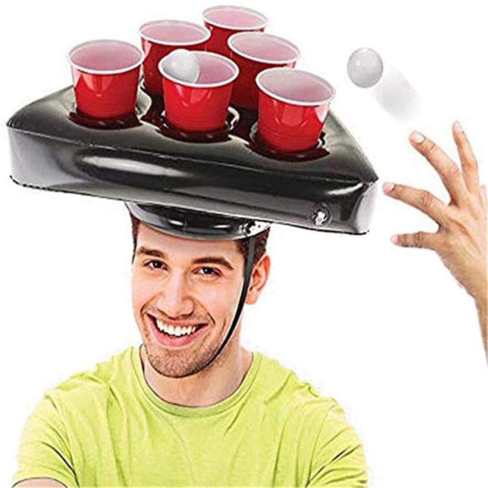 Inflatable Cap Drink Cup Holder