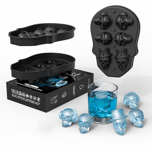 Silicone Skull Ice Maker Mold